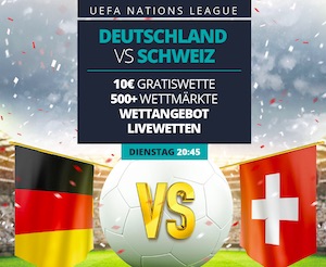 Gratiswette Deutschland Schweiz bei Novibet