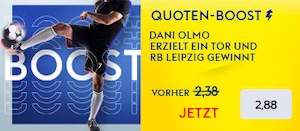 SkyBet Leipzig Basaksehir Olmo Boost