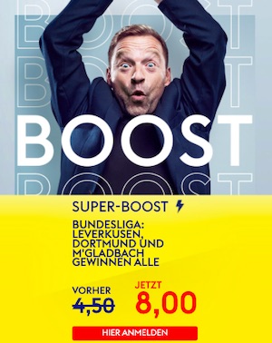SkyBet Bundesliga Spieltag 3 Super Boost