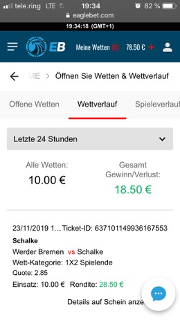 Eaglebet Wetten