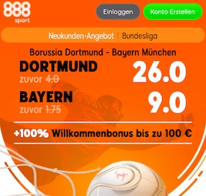 Dortmund Bayern 888sport Boost