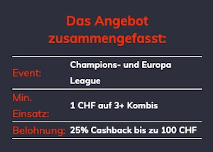 Bahigo Cashback Bedingungen
