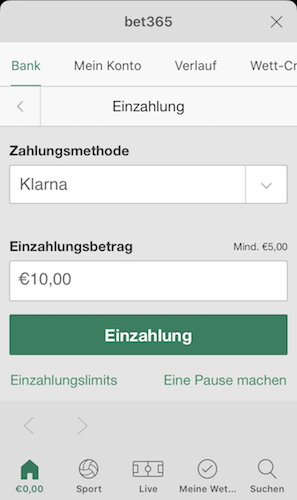 bet365 einzahlung methoden