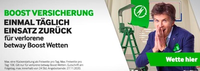 Betway Boost Versicherung