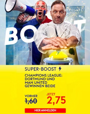 Dortmund Man United Super Boost SkyBet