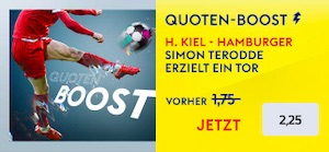 Kiel HSV SkyBet Terodde Boost