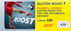 Skybet Osnabrück Nürnberg Boost