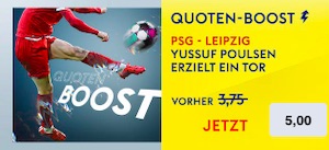 SkyBet Poulsen Boost gegen PSG