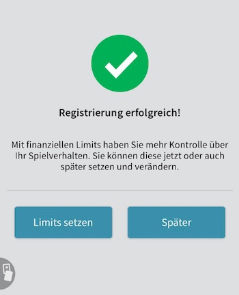 Wettkonto bei Tipico registriert