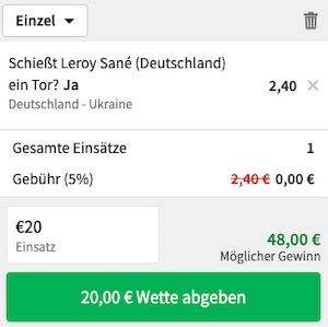 Tipico GER UKR Sane Top Quote