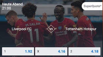 Betano Liverpool Tottenham Quoten
