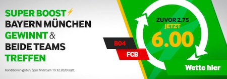 Bayern Super Boost betway gegen Leverkusen