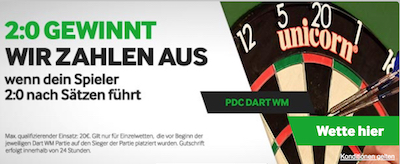 Betway Promo Darts WM 2021
