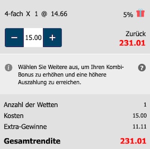 Eaglebet Bonusliga Kombiwette