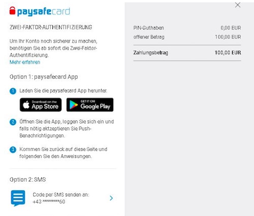 Paysafecard Mybet Einzahlung