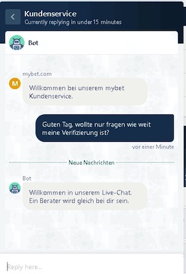 Kundenservice Mybet