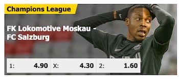 Interwetten Lok Moskau Salzburg Quoten