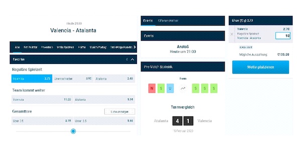 Wetten auf Atalanta