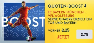 SkyBet Bayern Wolfsburg Gnabry Boost
