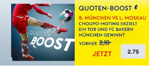 SkyBet Bayern Lok Choupo Moting erhöhte Quote