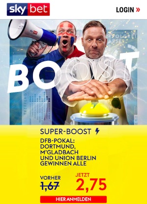 SkyBet DFB Pokal Super Boost