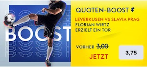 SkyBet Leverkusen Prag Wirtz Wette