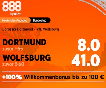 Verbesserte Quote Dortmund Wolfsburg