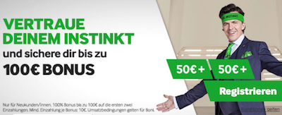 Betway Bonus Neu 100 Euro