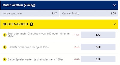 Darts Wetten Skybet