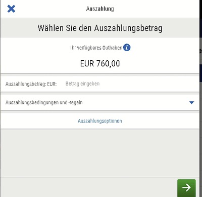 Wettguthaben Übersicht Skybet