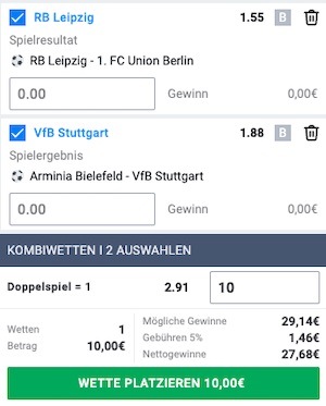 Betano Bundesliga Kombiwette