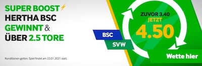 Hertha Super Boost Betway