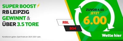 Leipzig Leverkusen Betway Boost
