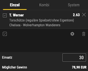 Chelsea Wolverhampton Werner Tor Quote
