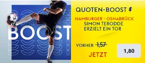 Skybet HSV Osnabrück Terodde Boost