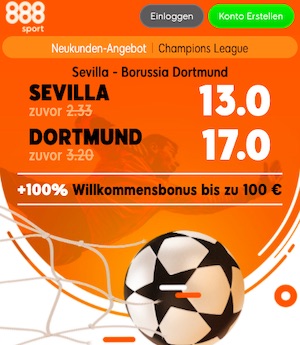 Sevilla Dortmund 888sport Quoten