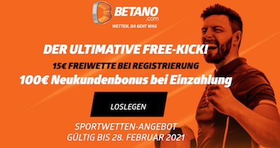 Betano Bonus freebet