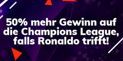Bahigo Ronaldo Tor 50% mehr Gewinn