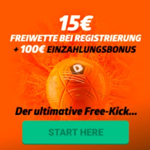 Betano 15 Euro Freiwette
