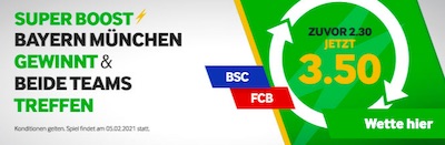 Betway Hertha Bayern Super Boost