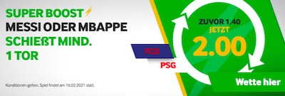 Betway Messi Mbappé Super Boost