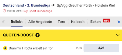 skybet boost greuther fuerth