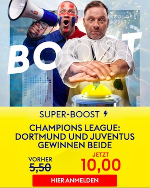 Champions League Super Boost SkyBet