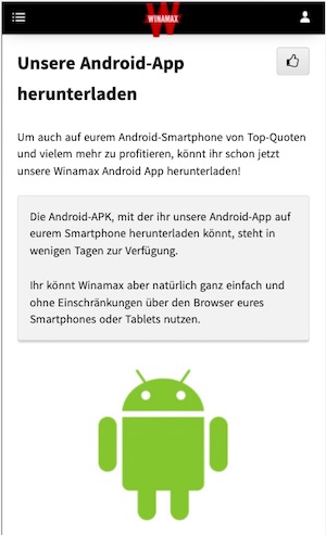 Winamax Android App