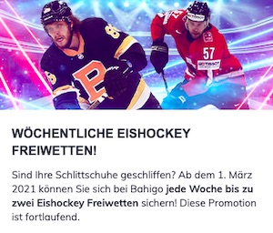 Eishockey Freiwetten Bahigo