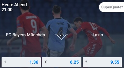 Bayern Lazio Quoten Betano