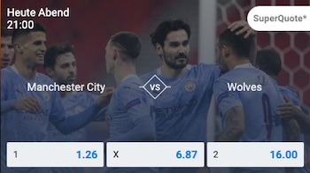 Betano Man City Wolverhampton Quoten