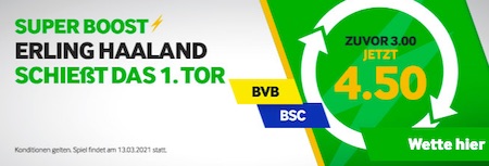 Betway Super Boost Haaland