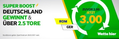 Rumänien Deutschland Super Boost Betway