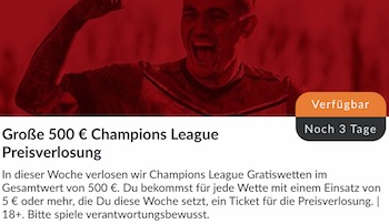 Bildbet Champions League Verlosung